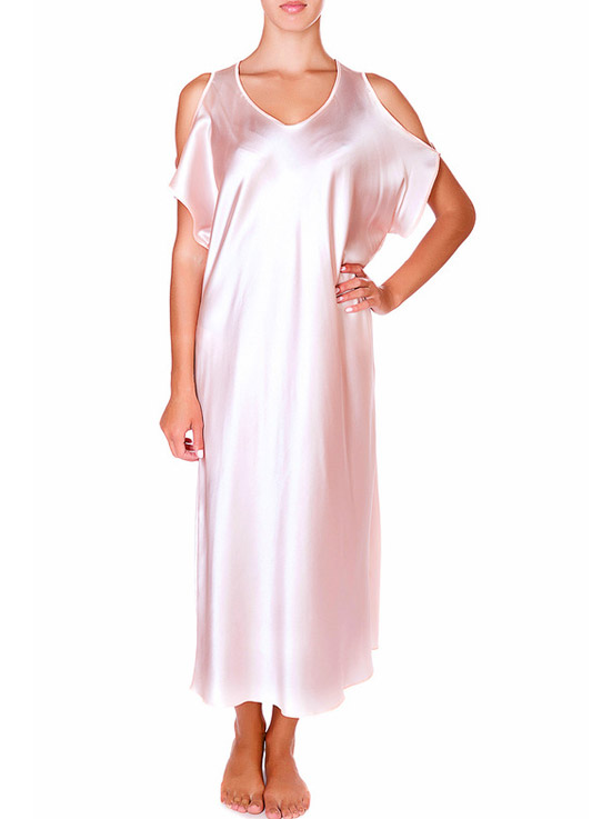 сорочка женская шелковая rose&petal (франция) (rp47-6121) Rose&Petal (Франция)